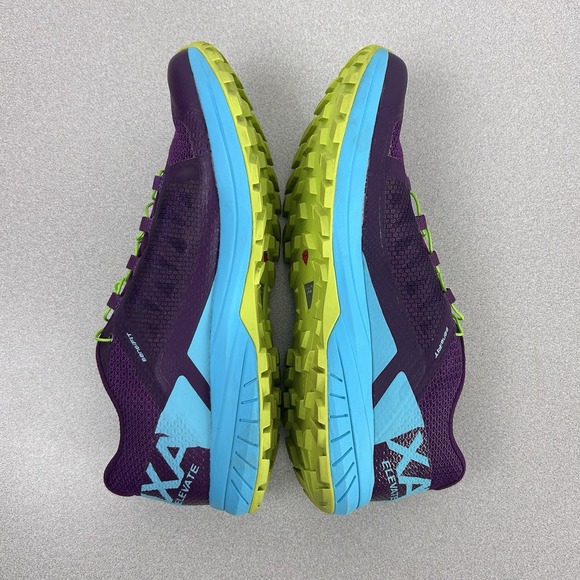 Salomon XA Elevate 401378 Purple Trail Running Hiking Shoes Sneakers Womens Sz 8 - Picture 12 of 15
